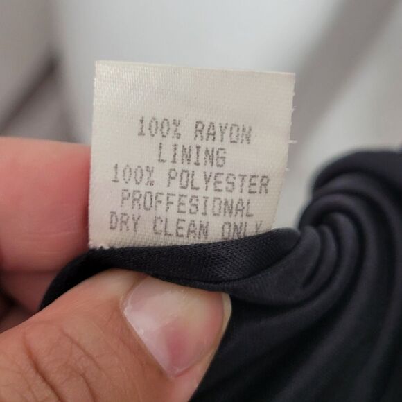 Vintage Andrea polizzi for Rex Lester black midi dress - Picture 5 of 9